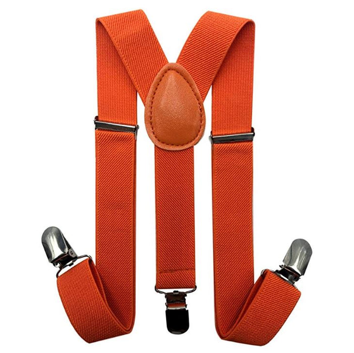 Kids Suspenders - Orange Toddler Suspender