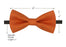 Kids Matching Set - Orange toddler Suspender and Bow Tie