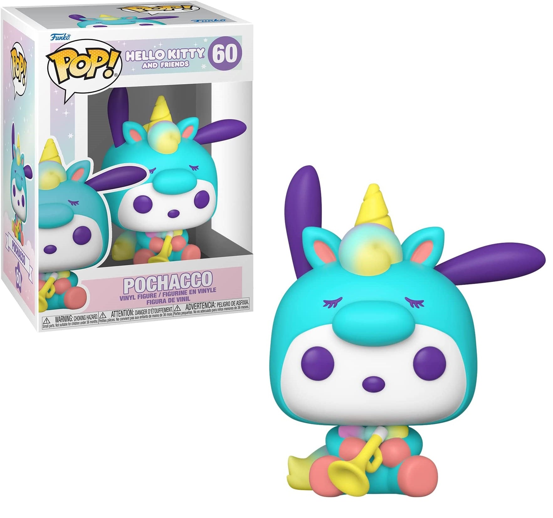 Funko Pop! Animation: Sanrio: Hello Kitty - Pochacco Unicorn Party Vinyl Figure