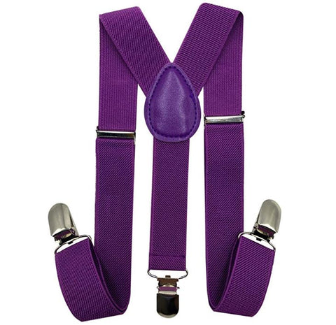 Kids Suspenders - Purple Toddler Suspender