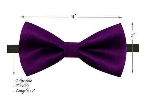 Kids Bow Ties - Toddler Purple Bow Tie