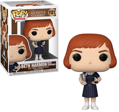 Funko Pop! TV: The Queen's Gambit - Beth Harmon with Trophies Collectible Vinyl Figure