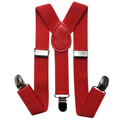 Kids Matching Set - Red Toddler Suspender and Bow Tie