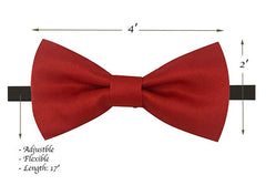 Kids Matching Set - Red Toddler Suspender and Bow Tie