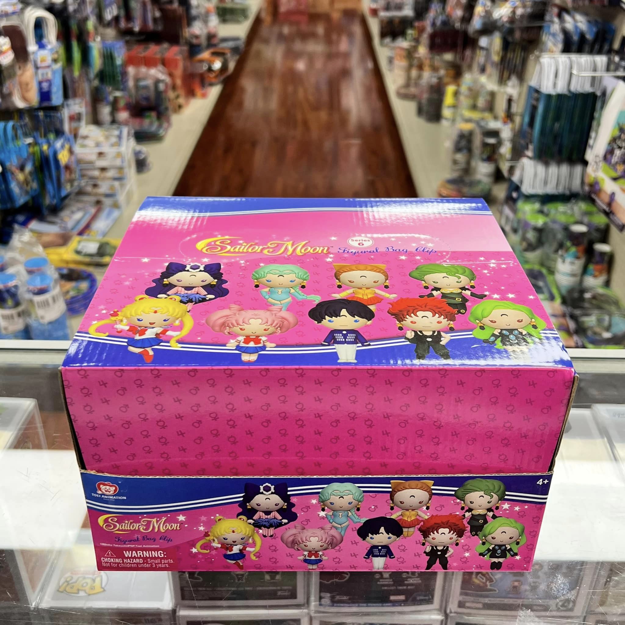 SAILORMOON : Sailor Moon 3-D Figural Key Chain Blind Bag - Series 6