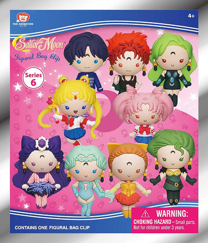 SAILORMOON : Sailor Moon 3-D Figural Key Chain Blind Bag - Series 6