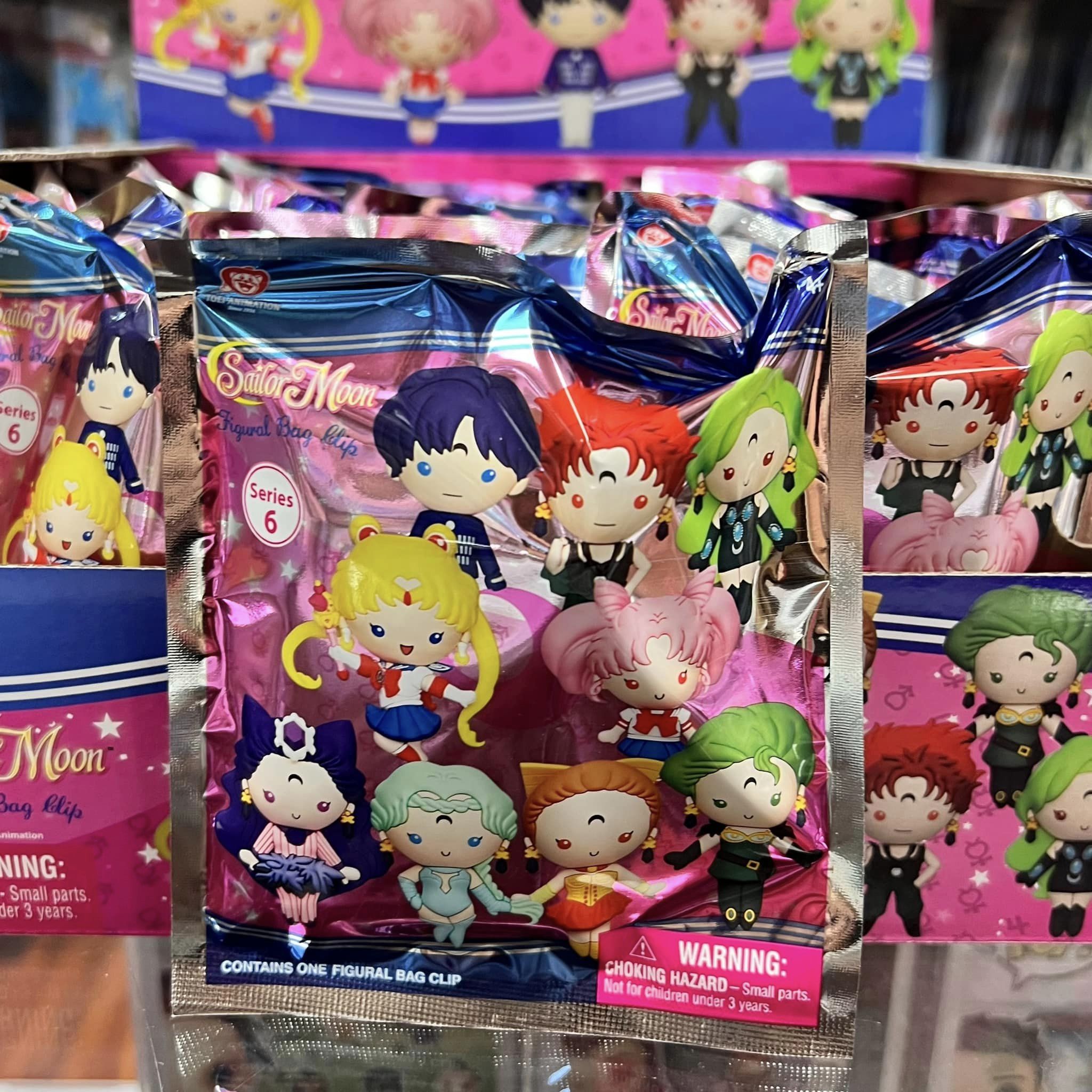 SAILORMOON : Sailor Moon 3-D Figural Key Chain Blind Bag - Series 6