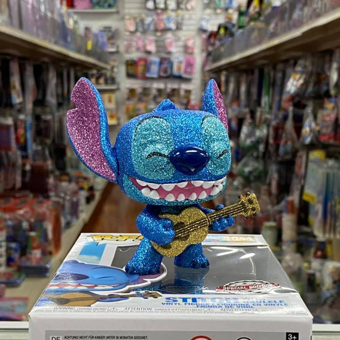 FUNKO POP! Stitch with Ukulele Diamond Edition Vinyl figure Entertainment Earth Exclusive