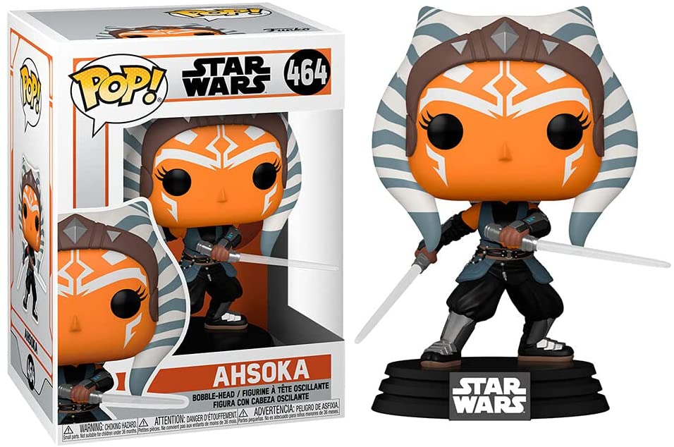 Funko Pop! Star Wars: The Mandalorian - Ahsoka Tano with Lightsabers Vinyl Figure #464