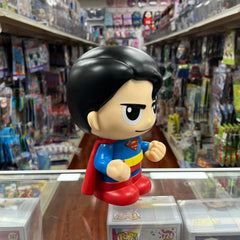 Monogram Superman Cute PVC Figural Bust Bank for Coins 9"x 7"x 5"