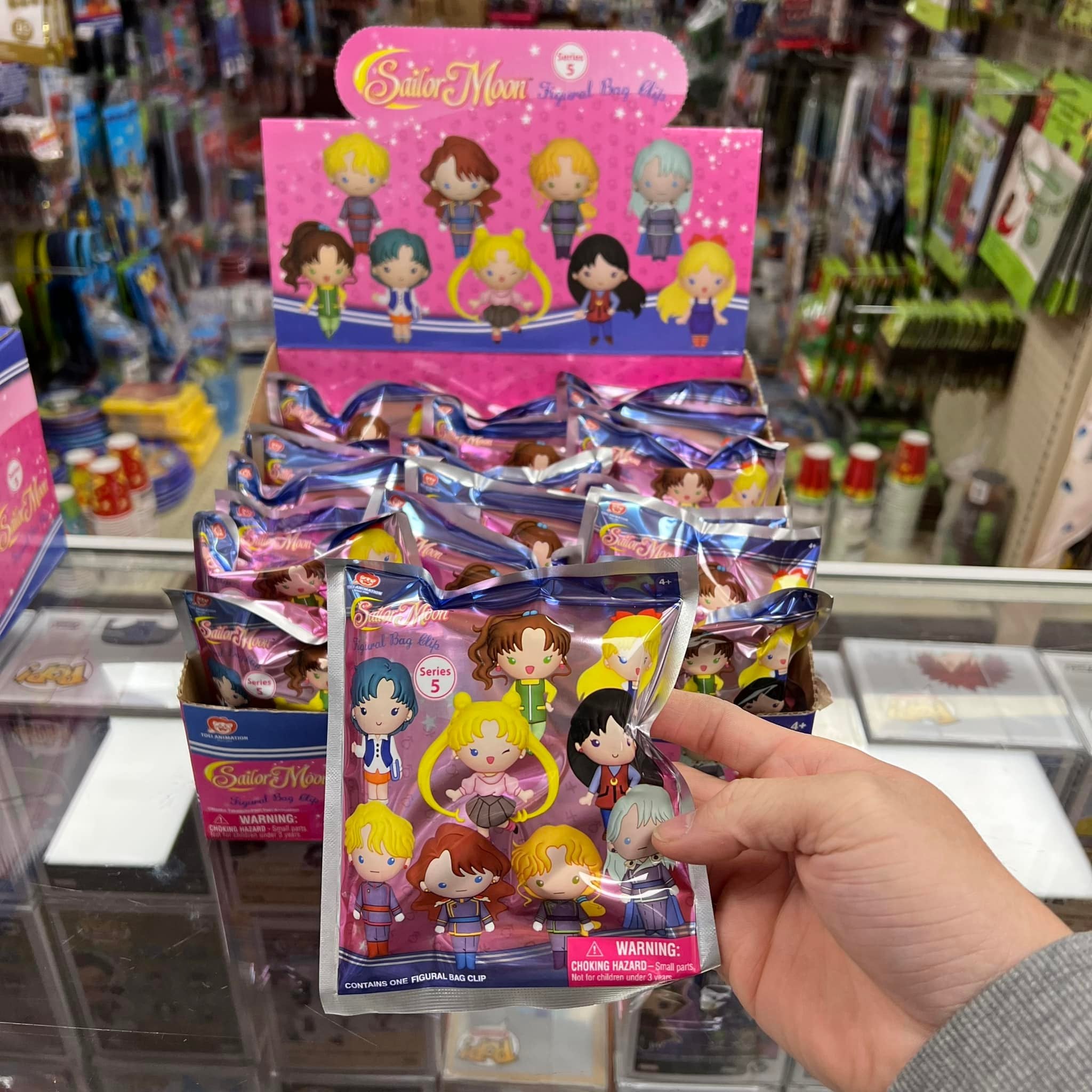 SAILORMOON : Sailor Moon 3-D Figural Key Chain Blind Bag - Series 5