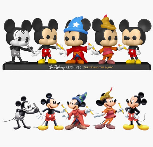 FUNKO POP! DISNEY ARCHIVES - MICKEY MOUSE 5-PACK SPECIAL EDITION EXCLUSIVE