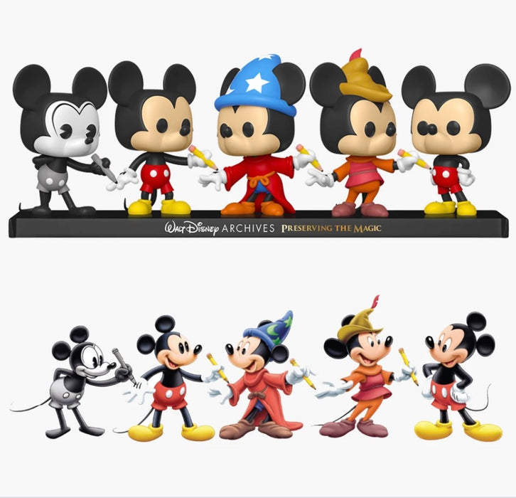 FUNKO POP! DISNEY ARCHIVES - MICKEY MOUSE 5-PACK SPECIAL EDITION EXCLUSIVE