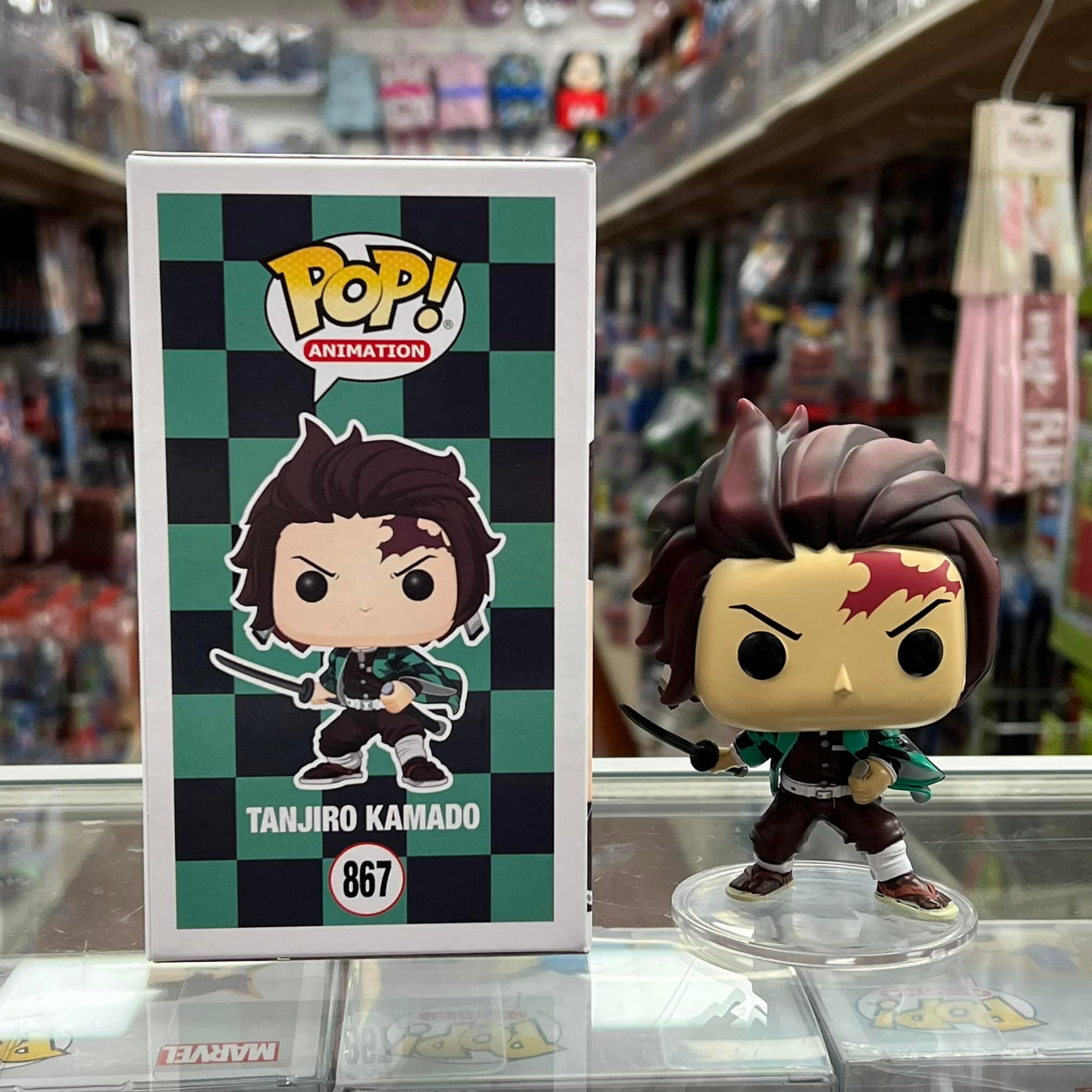 Funko POP Animation: Demon Slayer- Tanjiro Kamado Vinyl Figure #867