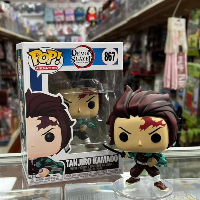 Funko POP Animation: Demon Slayer- Tanjiro Kamado Vinyl Figure #867