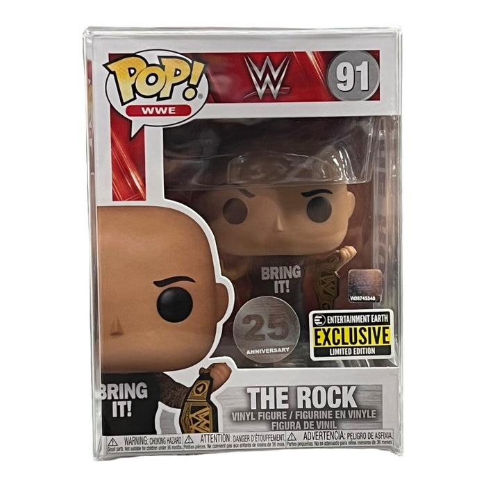 Funko POP! WWE THE ROCK "BRING IT" Vinyl Figure Entertainment Earth exclusive