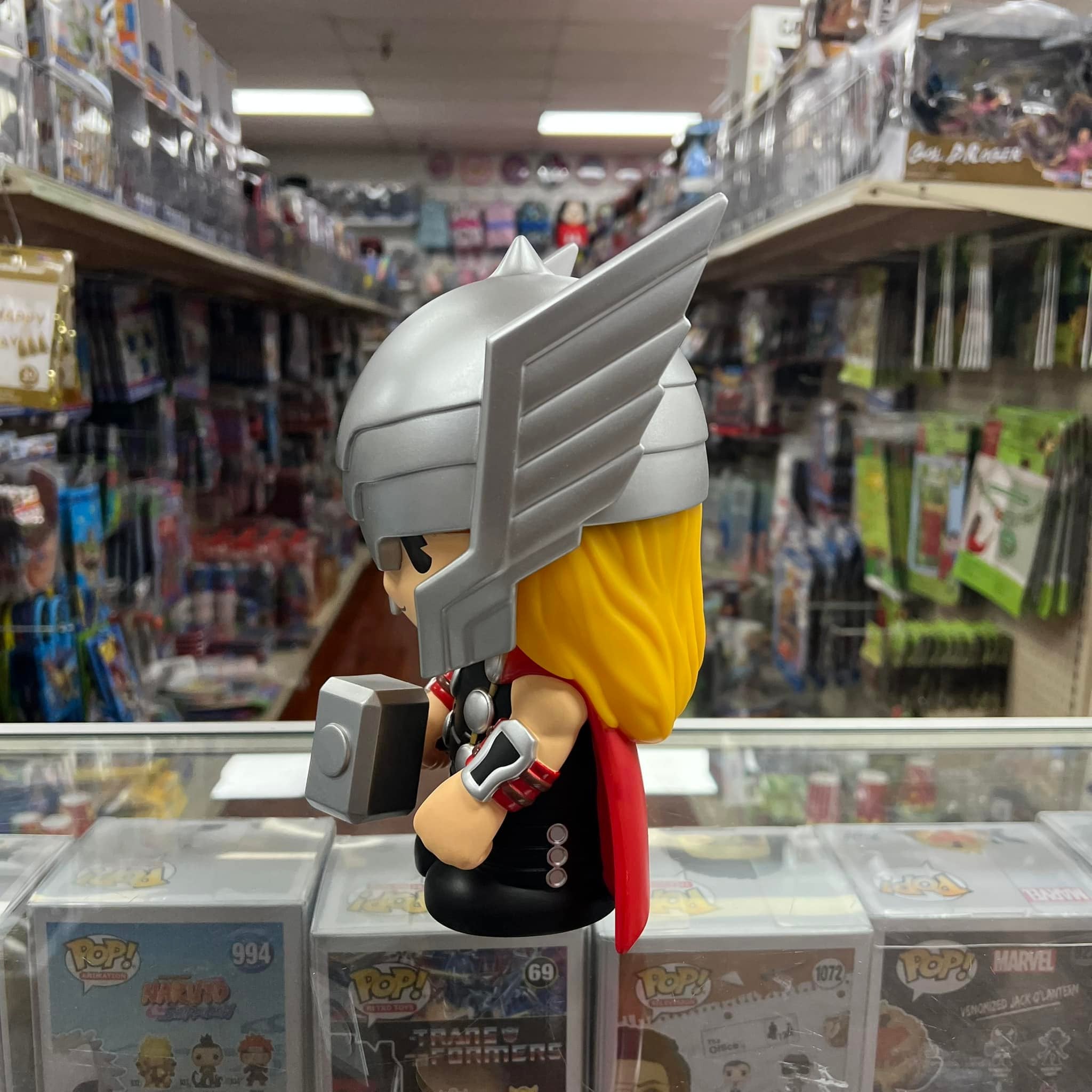 MONOGRAM MARVEL THOR Cute 9" Coin/Bust Bank Christmas Birthday Gift