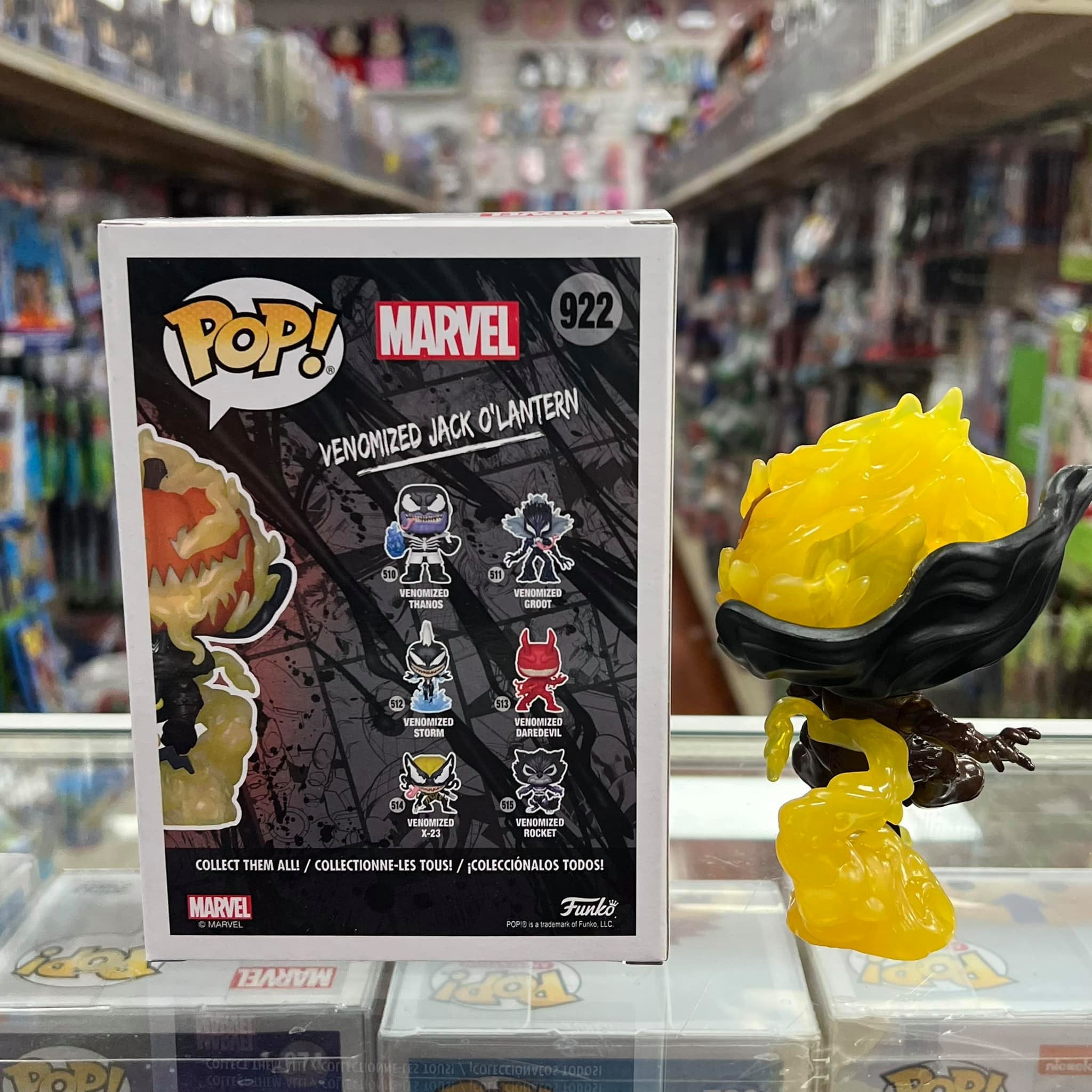 Funko POP VENOMIZED JACK O' LANTERN Vinyl Figure w/ case Special Edition Exclusive