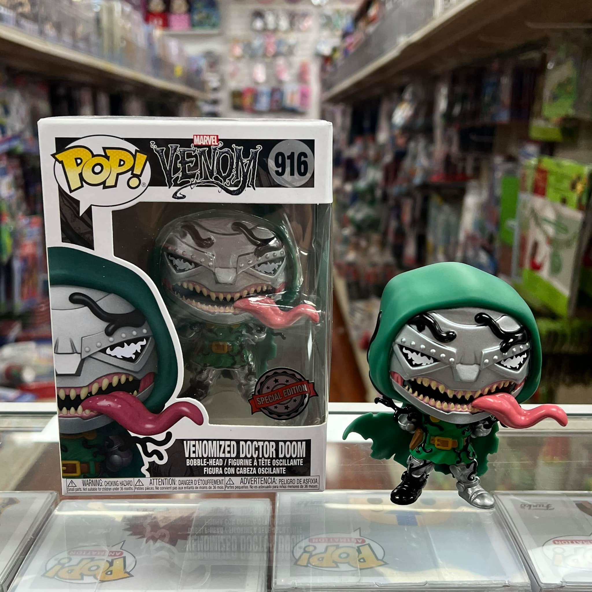 Funko POP VENOMIZED DOCTOR DOOM Vinyl Figure w/ case Special Edition Exclusive