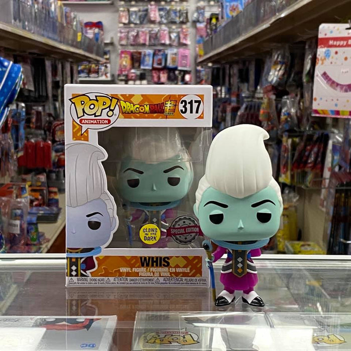 FUNKO Pop! Dragonball Super Whis Vinyl Figure Special Edition Glows in the Dark!
