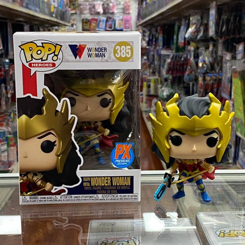 Funko Pop! DC Heroes - COMMON Death Metal Wonder Woman PX Exclusive Vinyl Figure #385