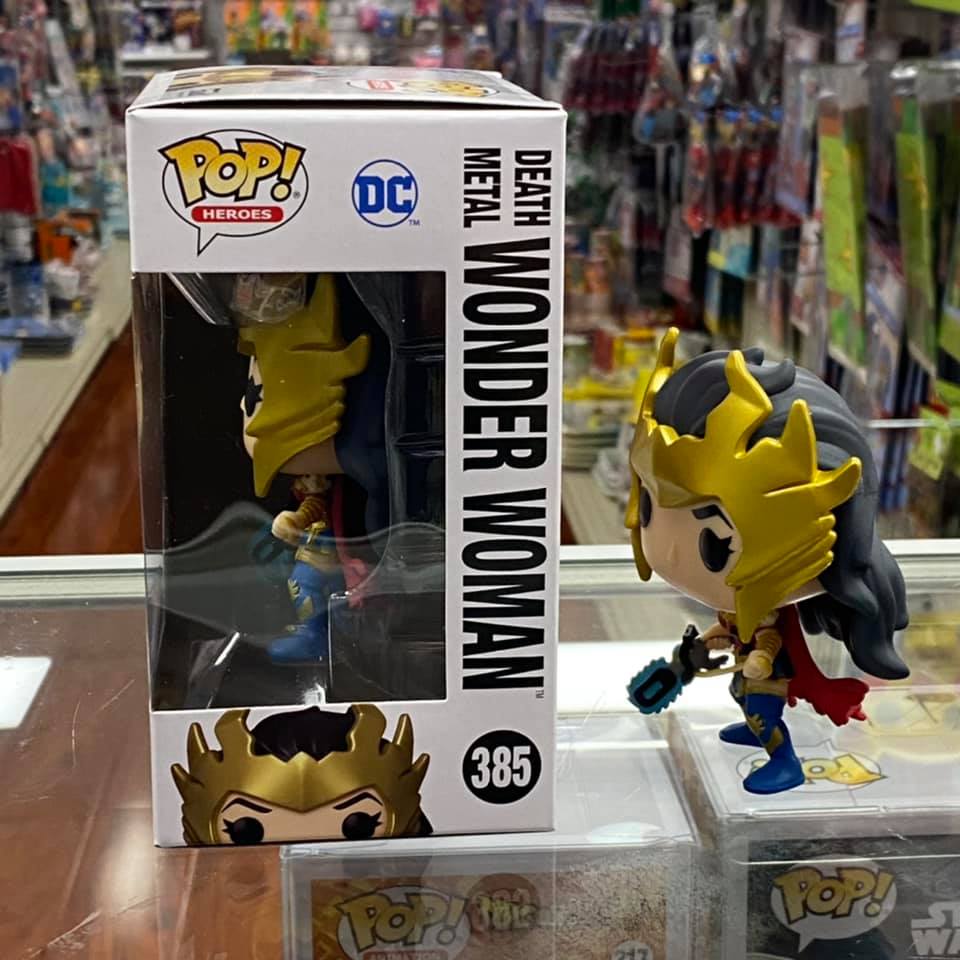 Funko Pop! DC Heroes - COMMON Death Metal Wonder Woman PX Exclusive Vinyl Figure #385