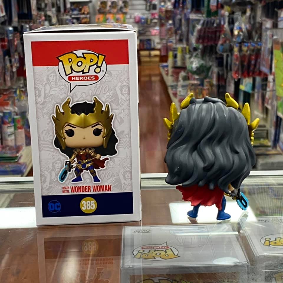 Funko Pop! DC Heroes - COMMON Death Metal Wonder Woman PX Exclusive Vinyl Figure #385