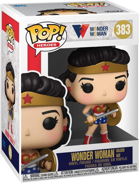 Funko Pop! Heroes: Wonder Woman 80th - Wonder Woman (Golden Age) Vinyl Figure #383