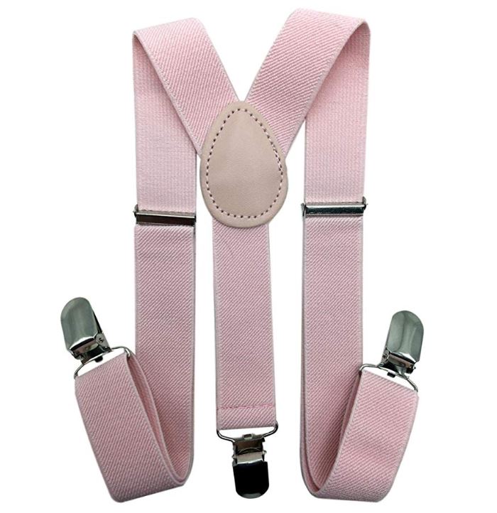 Kids Suspenders - Blush Pink Toddler Suspender