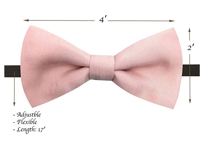 Kids Bow Ties - Toddler Blush Pink Bow Tie