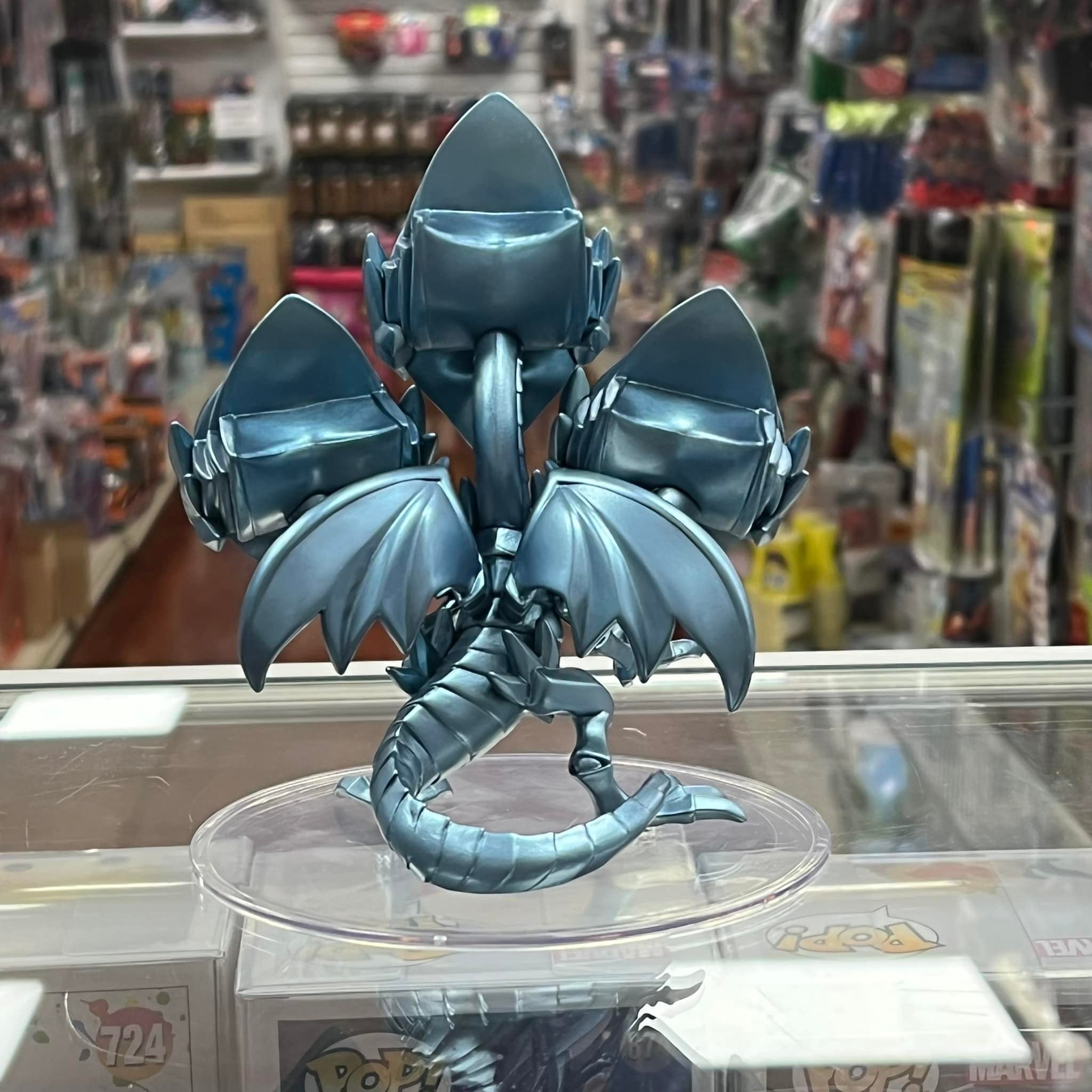 FUNKO POP Anime Yu-Gi-Oh! BLUE-EYES ULTIMATE DRAGON Vinyl Figure Special Edition Sticker