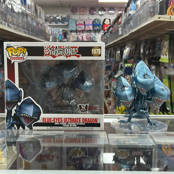 FUNKO POP Anime Yu-Gi-Oh! BLUE-EYES ULTIMATE DRAGON Vinyl Figure Special Edition Sticker