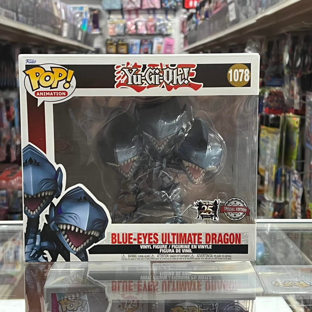 FUNKO POP Anime Yu-Gi-Oh! BLUE-EYES ULTIMATE DRAGON Vinyl Figure Special Edition Sticker