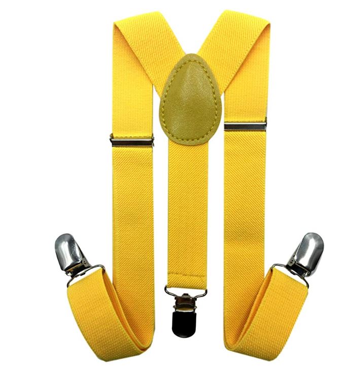 Kids Suspenders - Yellow Toddler Suspender