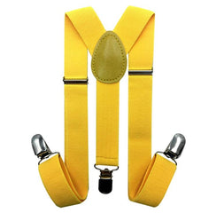 Kids Matching Set - Yellow Toddler Suspender and Bow Tie