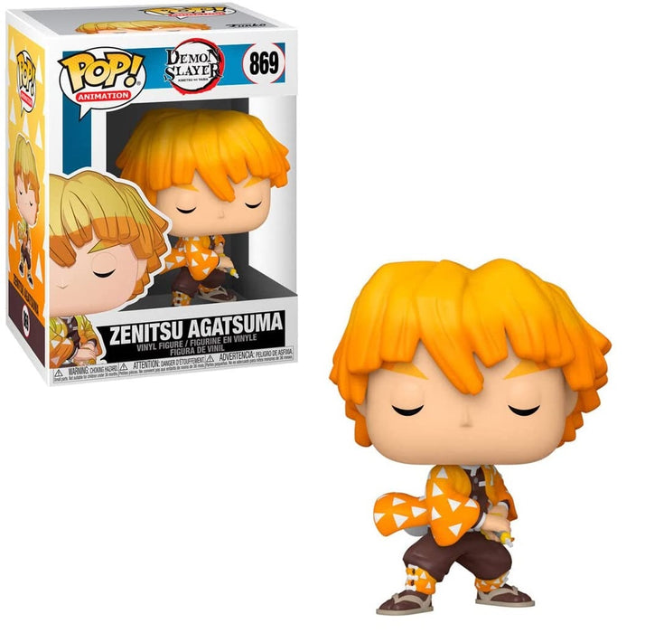 Funko POP Animation: Demon Slayer- Zenitsu Agatsuma Vinyl Figure #869