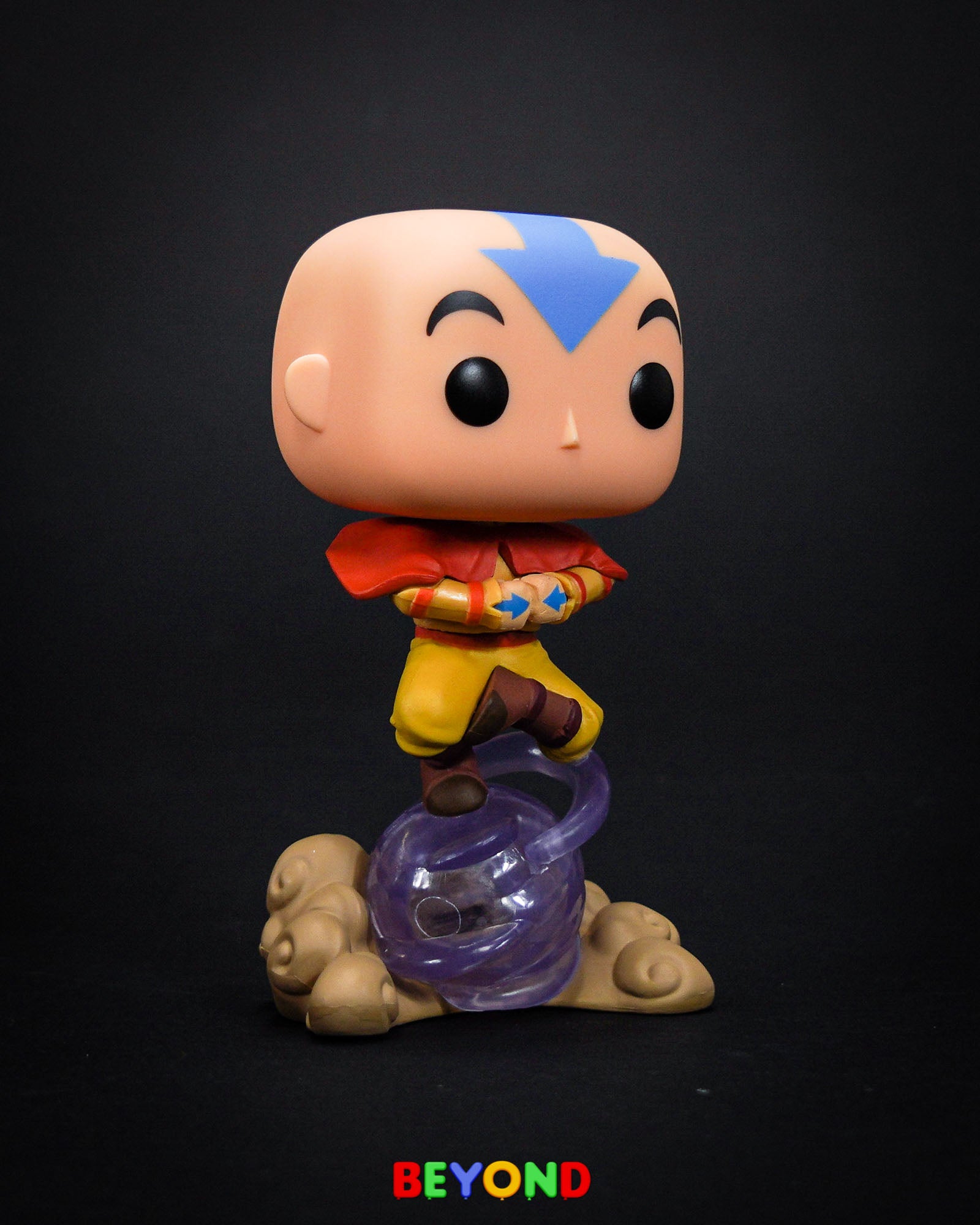 Funko Pop! Animation: Avatar The Last Airbender - Aang on Airscooter Glow in the Dark Special Edition #541 Chase & Common Set