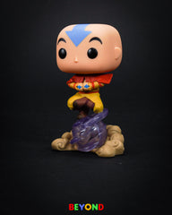 Funko Pop! Animation: Avatar The Last Airbender - Aang on Airscooter Glow in the Dark Special Edition #541 Chase & Common Set