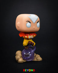 Funko Pop! Animation: Avatar The Last Airbender - Aang on Airscooter Glow in the Dark Special Edition #541 Chase & Common Set