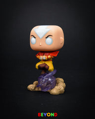 Funko Pop! Animation: Avatar The Last Airbender - Aang on Airscooter Glow in the Dark Special Edition #541 Chase & Common Set