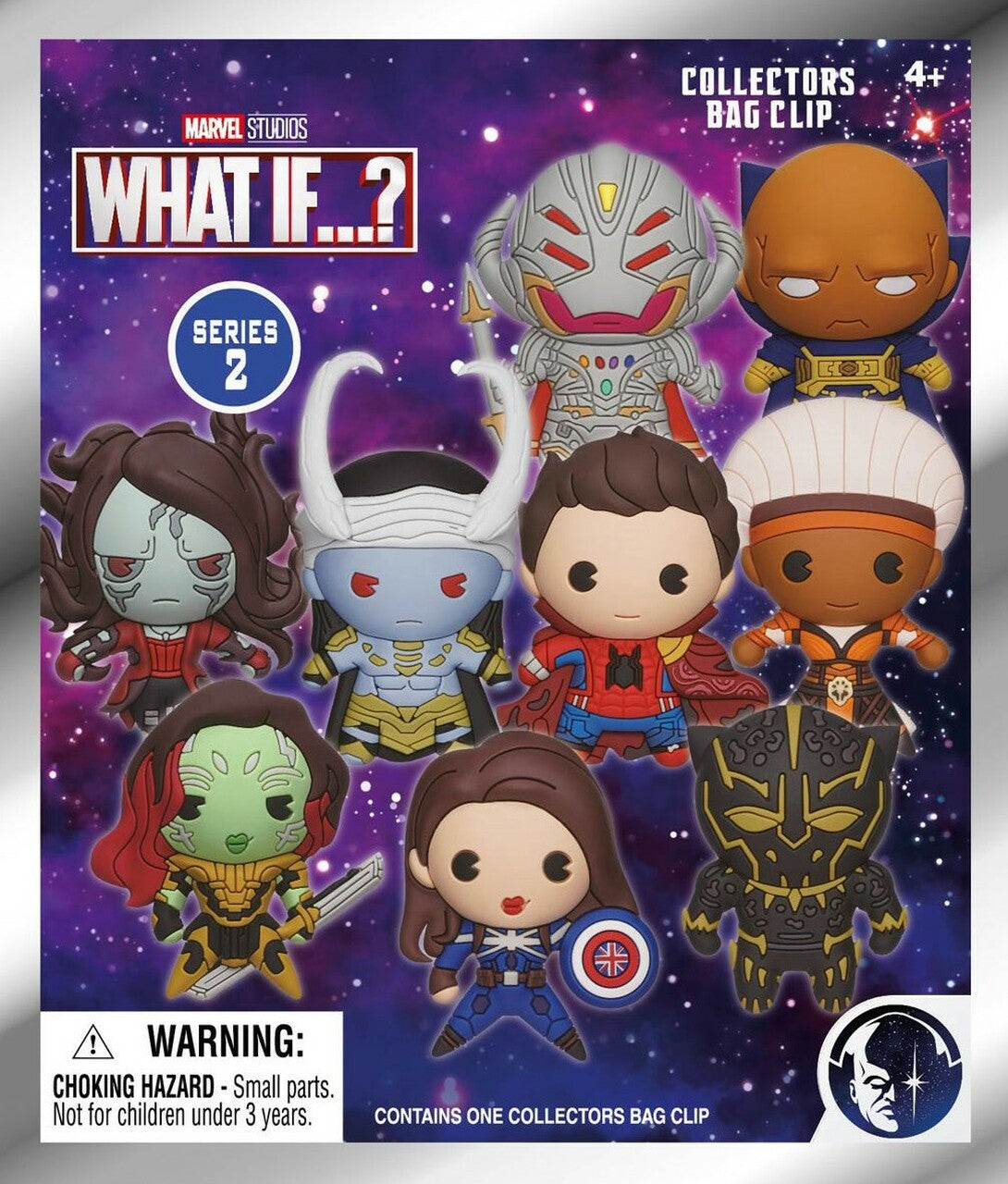 Monogram: Marvel What If? 3-D Foam Figural Bag Clip Keyring Blind