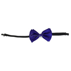 Royal Blue Matching Set Suspender and Bow Tie