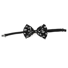 Music Notes Matching Set Suspender and Bow Tie