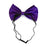 Royal Purple Matching Set Suspender and Bow Tie
