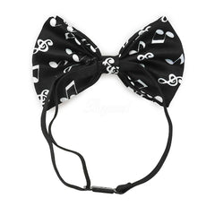Music Notes Matching Set Suspender and Bow Tie