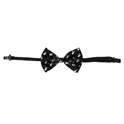 Halloween Skull Matching Set Suspender and Bow Tie