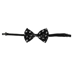 Halloween Skull Matching Set Suspender and Bow Tie