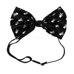 Halloween Skull and Crossbones Bow Tie