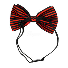 Halloween Red Stripe Bow Tie