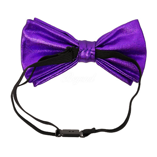 Purple Metallic Bow Tie